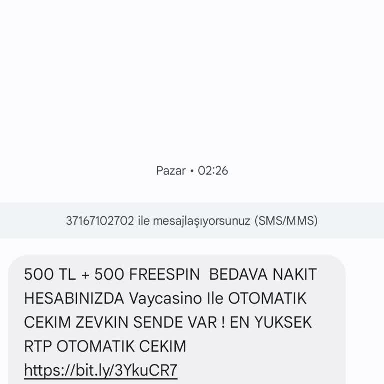 Vodafone'dan Gelen Bahis Mesajlarıyla Mücadele