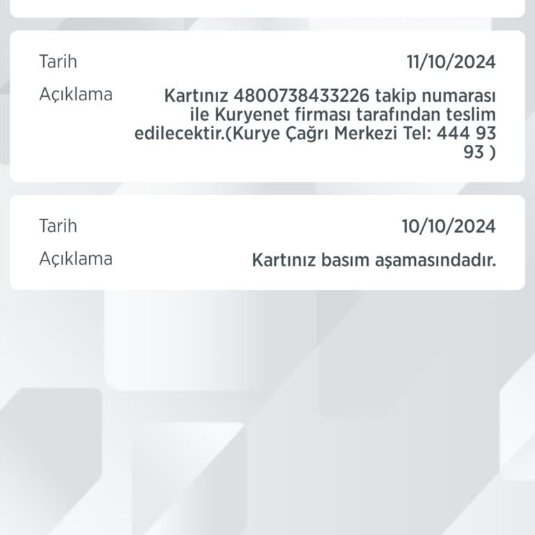 Kuryenet İle Kart Teslimatında Yaşanan Büyük Sorun