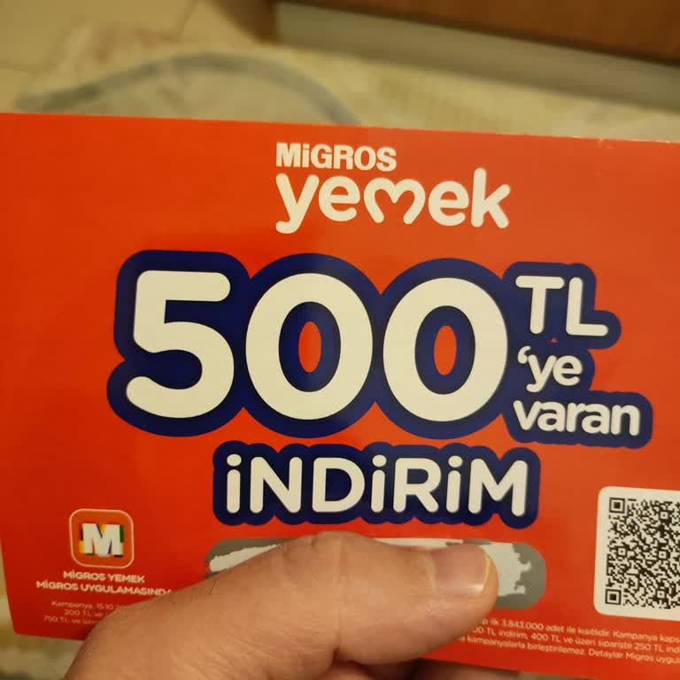 Migros Yemek'te Kullanılamayan İndirim Çeki Sorunu
