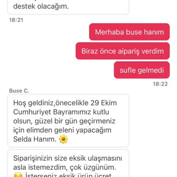 Eksik Sipariş Ve İletişim Sorunları