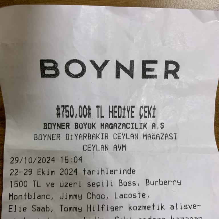 Hediye Çeki Kullanımında Yaşanan Sorun