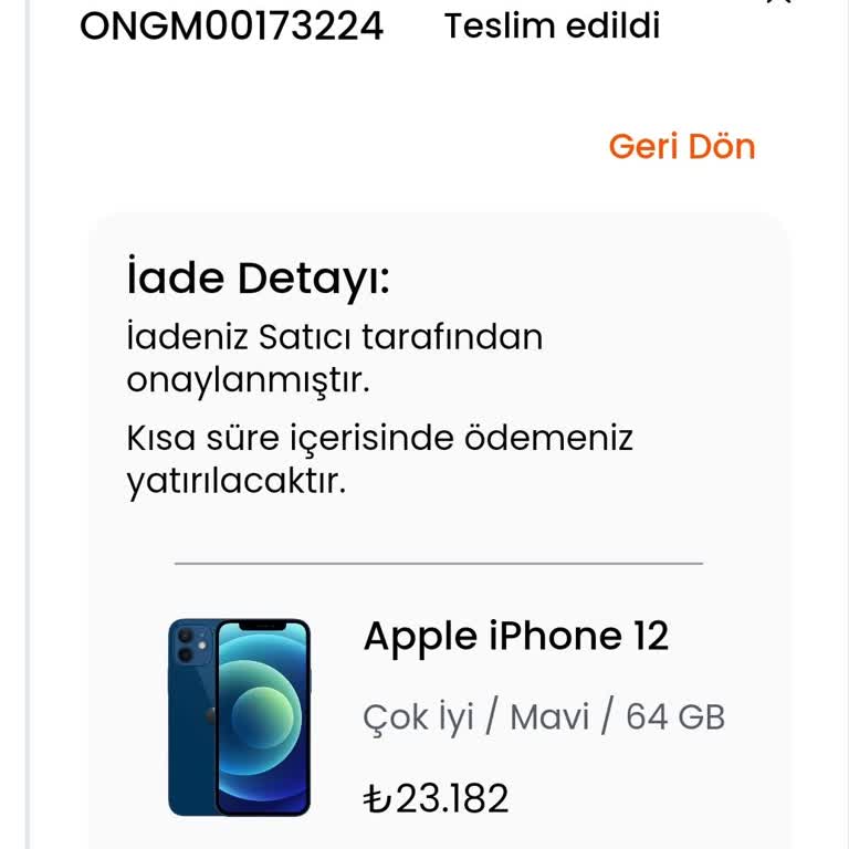 Geciken İade Süreci: 10 Günlük Bekleyiş