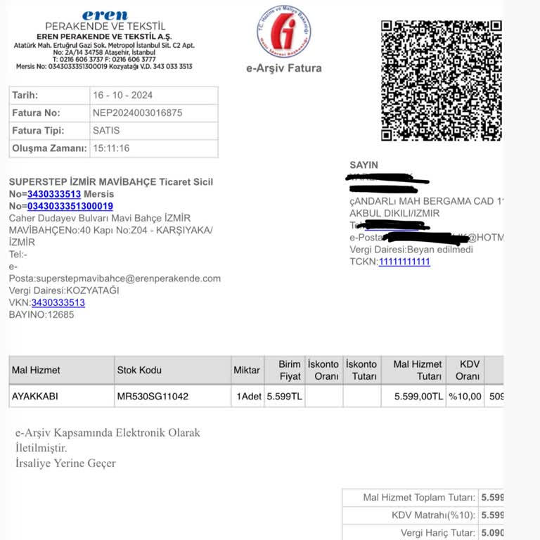 Teslim Edilmeyen Ayakkabı Ve Yetersiz Bilgilendirme