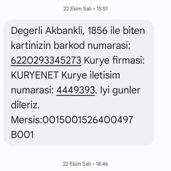 Kredi Kartı Teslimatında Süregelen Sorun Ve Müşteri Mağduriyeti