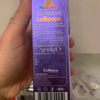 Sanpharma Çocuklar İçin Üretilen Lollipop'ta Güvenlik Endişesi