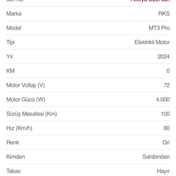 Ödemesi Yapılan Motor Bisikletin Teslimat Sorunu