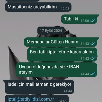 İptal Edilen Tatil İçin Alacak Mücadelesi: Tatil Yıldızı'ndan İade Bekleyişi