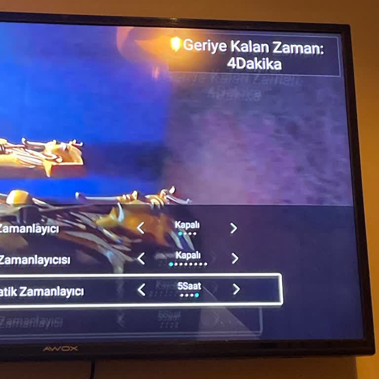 Awox TV Sürekli Kapanma Sorunu