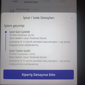 N11'de Sipariş İptali Ve Geciken Kargo Krizi