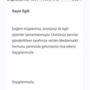 Media Markt Amatör Servis Hizmeti Ve Yanıltıcı Bilgilendirme