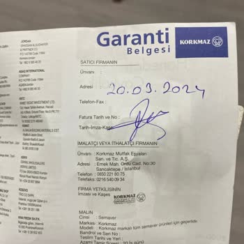 Korkmaz Semaverde Beklenmedik Sorunlar