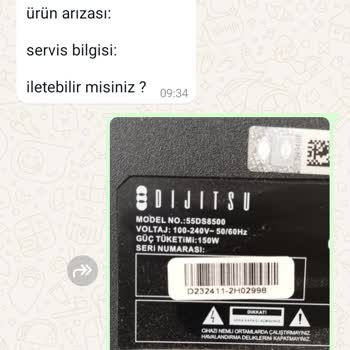 Dijitsu Televizyon Servis Sorunları