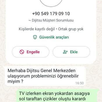 Dijitsu Televizyon Servis Sorunları