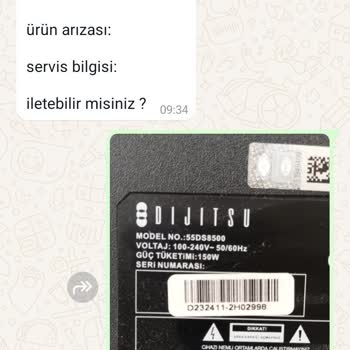Dijitsu Televizyon Servis Sorunları