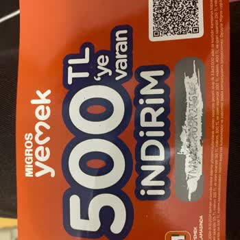 Migros Yemek Çeklerinin Okunamayan Şifre Sorunu