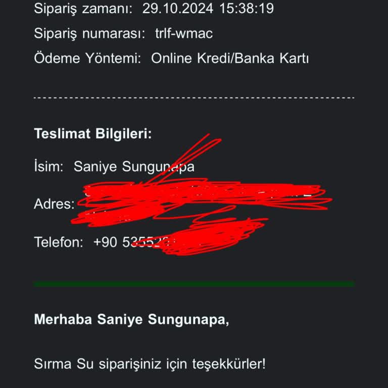 Sipariş İptali Ve Para İadesi Sorunu