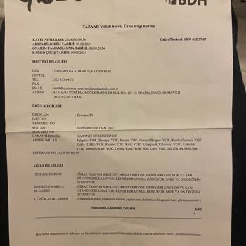 Tekrarlayan Sorunlar Ve Servis Sürecindeki Tutarsızlık