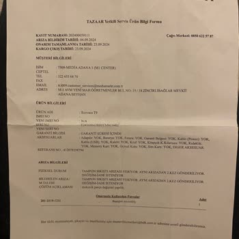 Tekrarlayan Sorunlar Ve Servis Sürecindeki Tutarsızlık