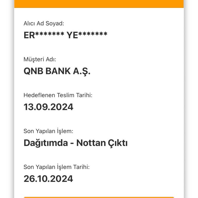 Teslim Edilmeyen Kargo Ve İletişim Sorunu