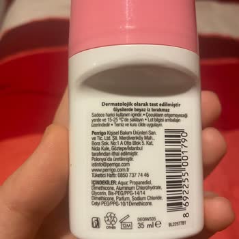 Deotak Roll On Kullanımı Sonrası Sağlık Sorunları