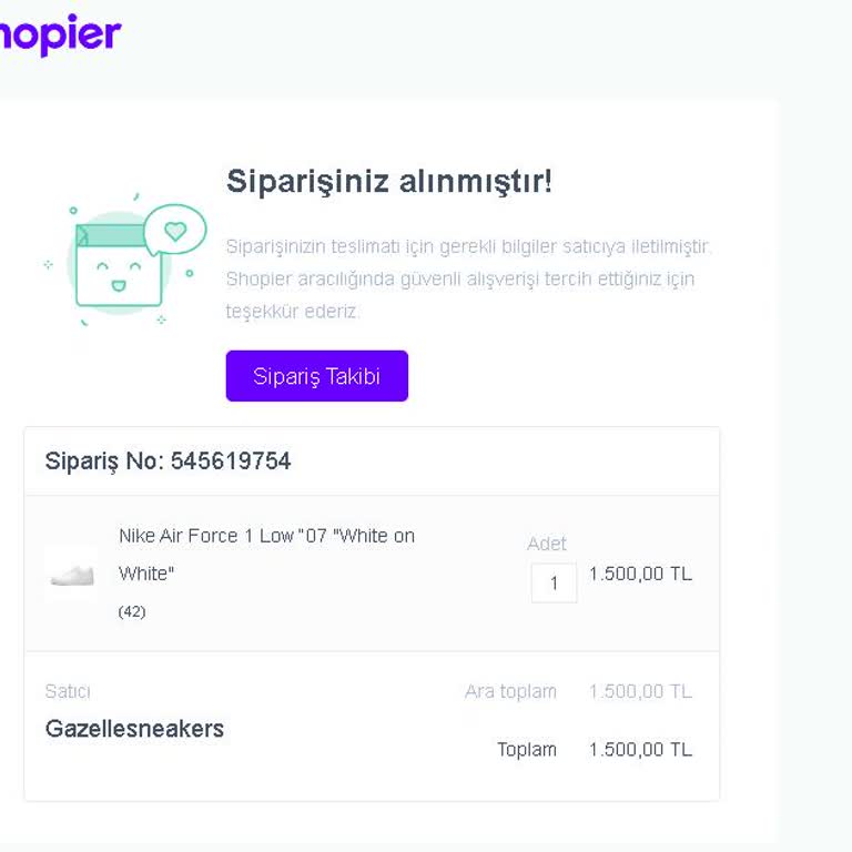 Gazellesneakerss Ayakkabı Elime Ulaşmadı!