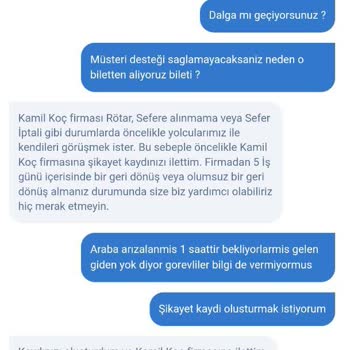 Kamil Koç İle Yolculukta Gecikme Ve Bilgilendirme Eksikliği