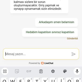 Üyelik İptali Ve Oyun Sorunları