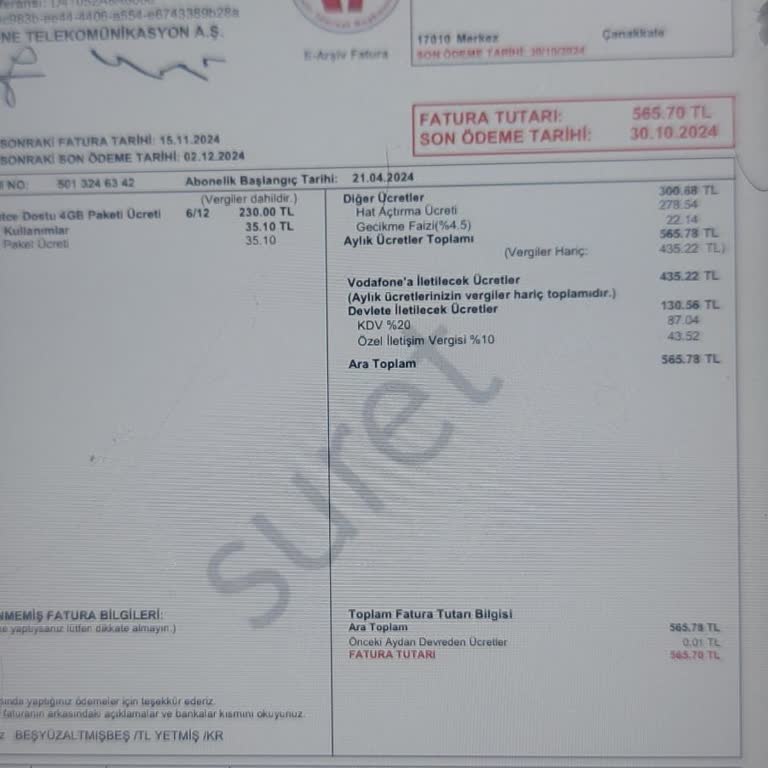 Yüksek Açma Kapama Ücreti Ve Gecikme Faizi Şikayeti