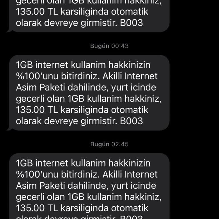 Sürekli Aşım Ücretleriyle Mağduriyet
