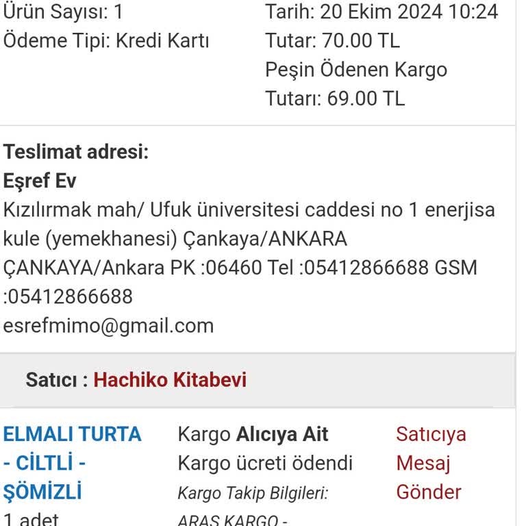 Nadir Kitap'ta Kargo Sorunu Ve İlgisizlik