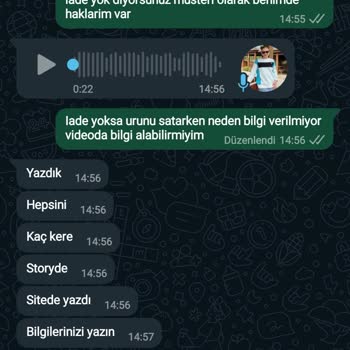 İade Sürecinde Müşteri Hizmetleri Ve Hakaret Sorunu