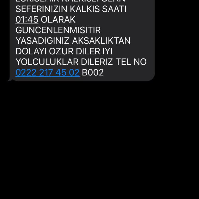 Geç Bildirilen Otobüs Rötarı Mağduriyeti