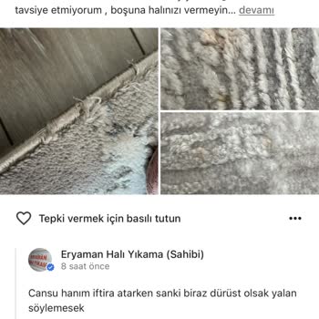 Temizlik Hizmeti Sonrası Halıdaki Hasar Ve İftira İddiası