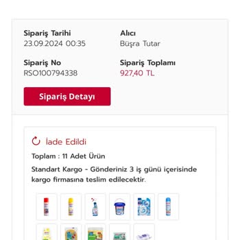 Rossmann'dan Hasarlı Ürün Ve İade Sorunu