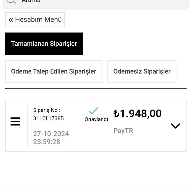 Kayıp Sipariş: Ne Ürün Var Ne Cevap!