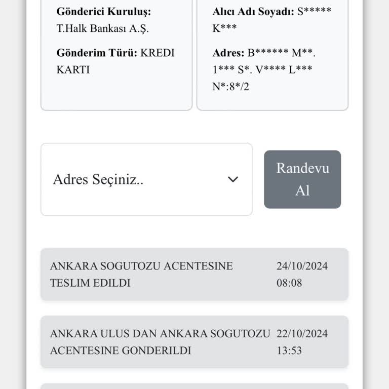 Kredi Kartı Teslimatında Büyük Gecikme Mağduriyeti