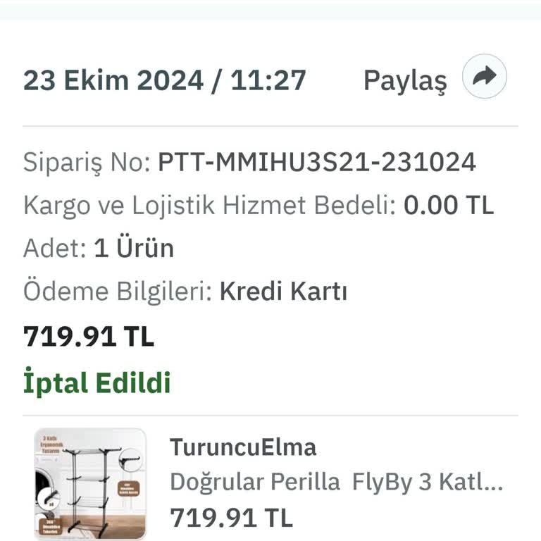 Epttavm Ürün İptali Ve Müşteri Mağduriyeti