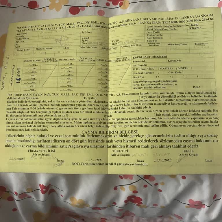 İhlas Pazarlama'nın Peşinat İadesi Sorunu Ve İletişim Eksikliği