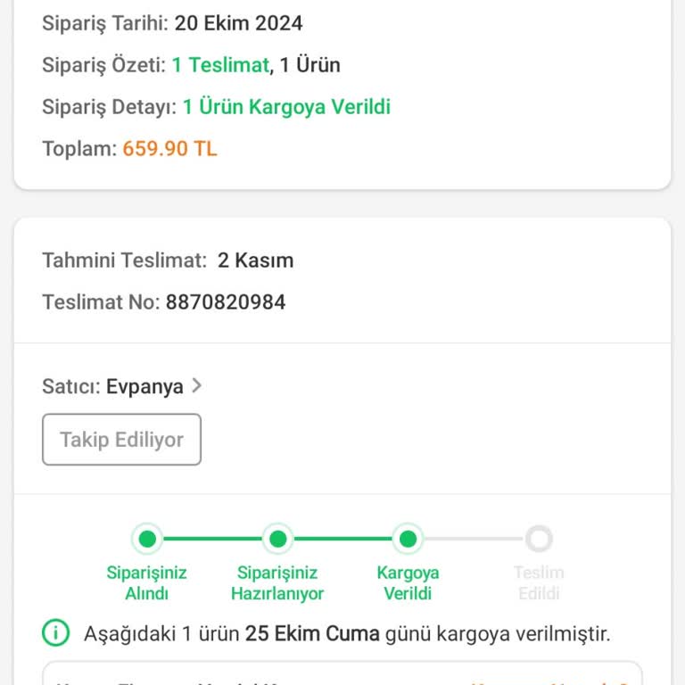 Trendyol'dan Geç Teslimat Mağduriyeti