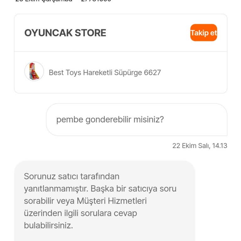 Yanlış Renk Ve Hasarlı Ürün İadesi Sorunu