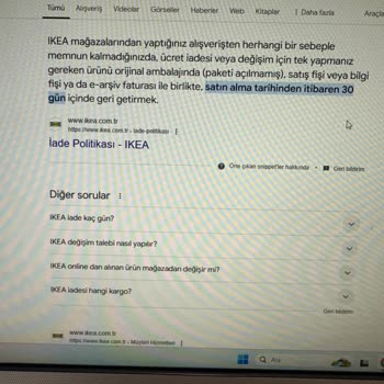 Yanlış Ölçülerdeki IKEA Kapaklarının İadesi İçin Acil Çözüm Bekliyorum