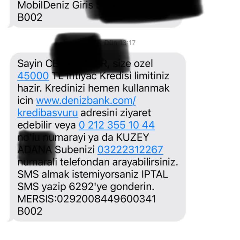 Denizbank'ın Ön Onaylı Kredi Sürecindeki Tutarsızlık Ve Müşteri Hizmetleri Sorunu