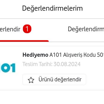 Vodafone'dan Beklenen Hediye Çeki Gelmedi