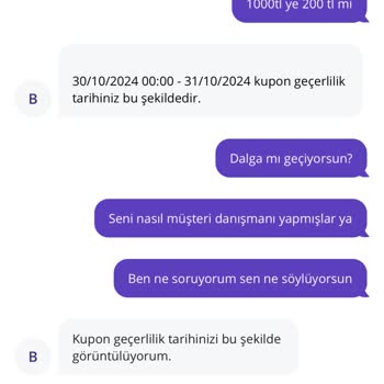 Geçersiz Kupon Ve İlgisiz Müşteri Hizmetleri Deneyimi