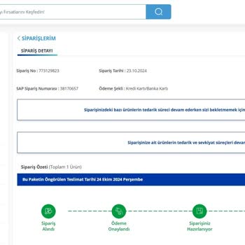 Sipariş Gecikmesi Ve İade Sorunu