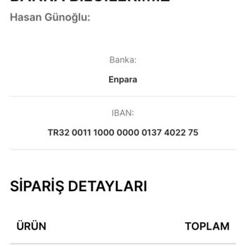 Teslim Edilmeyen Sipariş Ve İletişim Sorunu