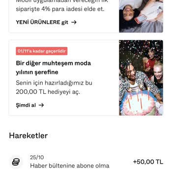 Doğum Günü İndirimi Hüsranı