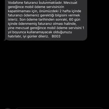 Ödenmemiş Fatura İkilemi: Vodafone'un Yanıltıcı Mesajı