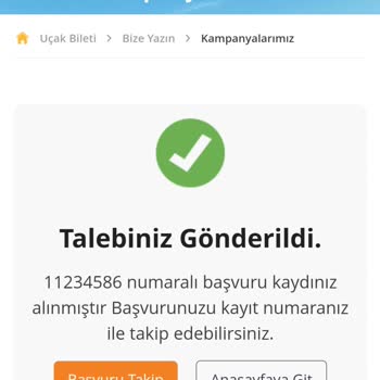 Pegasus'un Hediye Bilet Kampanyasında Sistem Hatası
