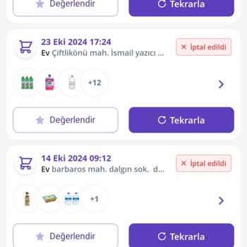 İptal Edilen Getir Siparişlerinin İadesi İçin Acil Çözüm Talebi